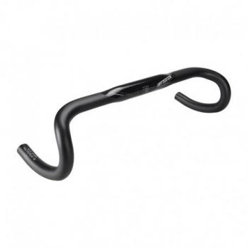Manillar FSA Energy Compact Acr Negro 31.8 mm, logo gris, ancho 40 cm