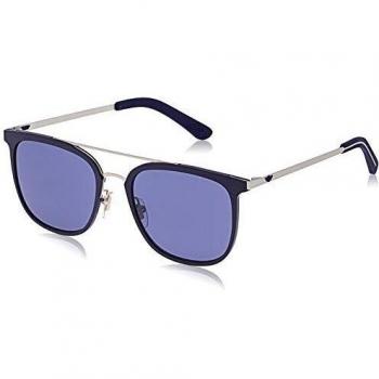 Police SPL568 Matte Gunmetal Blue UV Protection Men's Sunglasses - One Size