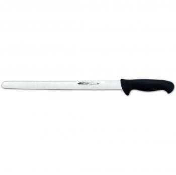 Cuchillo de fiambre Arcos Serie 2900 con hoja flexible de acero inoxidable Nitrum de 35 cm y mango ergonómico en Polipropileno negro