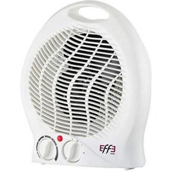 Termoventilador eléctrico portátil 2000W con termostato regulable y manija para baño