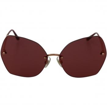 Dolce & Gabbana Red Gold DG2204 Butterfly Logo Women Eyewear Sunglasses, female, Red, Size: ONE SIZE, 100% UV Protection