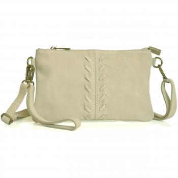 It Hippie - Cartera de mano de Piel para mujer beige beige