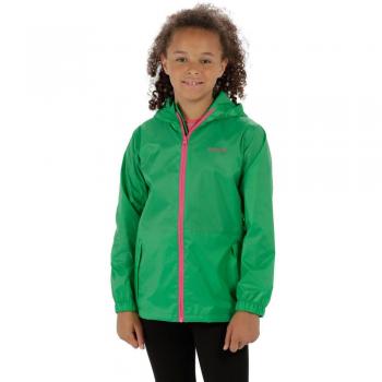Regatta III - Chaqueta Impermeable para niños, Infantil, Color Island Green, tamaño Talla 11-12