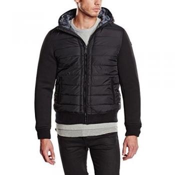 Schott NYC ROCKWELL - Abrigo de plumas para hombre, color negro, talla XL