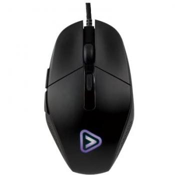Ratón Gaming On Lan SO-5 Negro con Cable RGB 7 Colores 12800 dpi USB Compatible PC Mac Ordenador