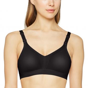 Triumph Triaction Wellness Non-Wired Black Sports Bra C85