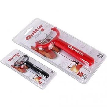 Quttin 50340 Pelador Oscilante Hoja INOX Practic, 13 cm, Colores Surtidos, Plastico
