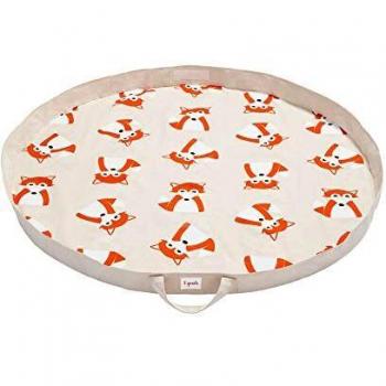 3 Sprouts Zorro - Alfombra juguetes, unisex