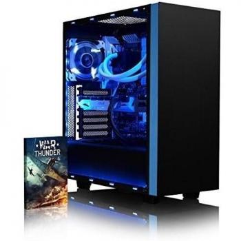 VIBOX Voxel GM560-69 - 3,6GHz Intel i5 Quad Core CPU, GTX 1060 GPU, Extremo, Ordenador de sobremesa Gaming con enfriador por agua paquete con juegos 2, con unidad central, Iluminaciàn interna azul
