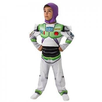 Disney-Disfraz clásico de Buzz Lightyear Toy Story para niños Talla L, multicolor,