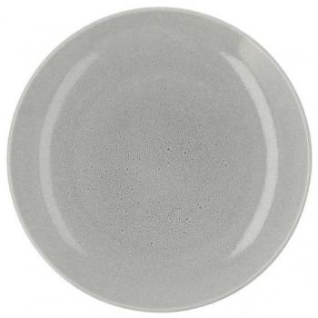 Plato Llano Ariane Porous Cerámica Verde Ø 21 cm (12 Unidades)