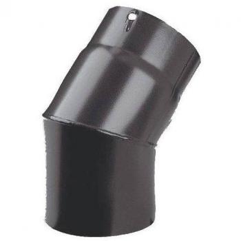 Codo de chimenea a 45° en acero vitrificado Dinak Deko Leña 040