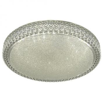 Plafón Flush Cristal Acrílico 1 bombilla 10cm con diseño decorativo, tamaño de 10 cm, luz blanca integrada LED