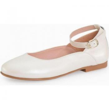 Zapatos de Niña Titanitos Comunión Modelo F140 Evelyn Color Beige