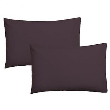 Funda de Almohada 2 Unidades 50x75 Rojo Vino Algodón 200 Hilos