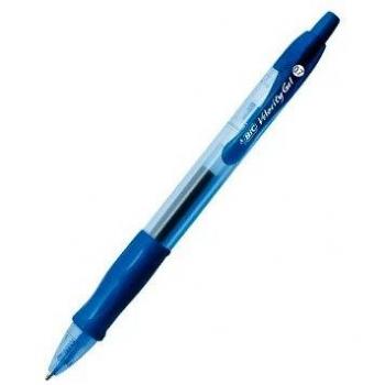 Bolígrafo de tinta gel Bic Gelocity - Punta 0.7 mm - Color azul