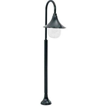vidaXL Farolas Jardín Aluminio Verde Oscuro 120 cm Iluminación Patio Terraza