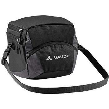 Bolso de Manillar Vaude OnTour Box M, Compatible con KLICKfix, Color Negro para Bicicletas y E-Bikes