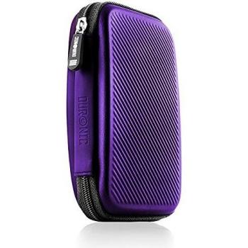 Funda Protectora de Goma Semi Rígida Violeta para Disco Duro Externo y Accesorios Duronic HDC2/VT