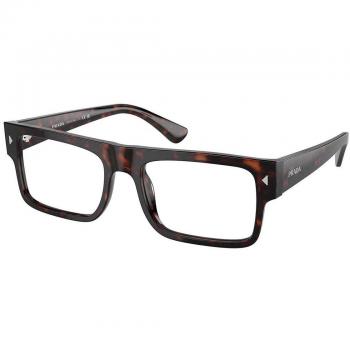 Prada PR A01VF Asian Fit 17N1O1 Armazones y Gafas Recetadas para Hombre Tortoiseshell