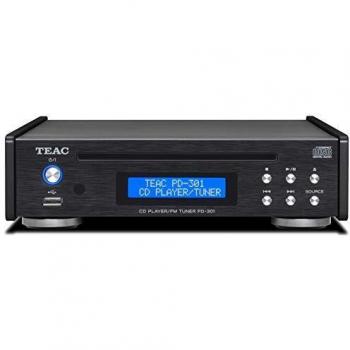 Reproductor de CD TEAC PD-301DAB-X, color Negro