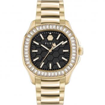 Philipp Plein Spectre Lady Crystal Watch, Women's Watch, Yellow, Size: ONE SIZE
