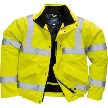 Chaqueta bomber unisex de alta visibilidad Portwest (S463) / Ropa de trabajo y seguridad (paquete de 2)