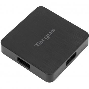 Targus ACH119EU - Hub USB 3.0 de 4 Puertos, Color Negro