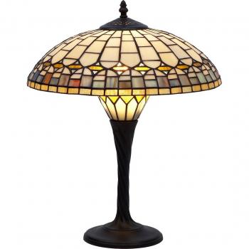 Lámpara de mesa Viro Quarz Ámbar Zinc 60 W 40 x 56 x 40 cm