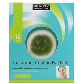Beauty Formulas Clear Skin Cucumber Cooling Eye Pads 12'S