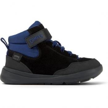 Botas de niño Camper Ergo Kids en piel con cierre adherente en color negro