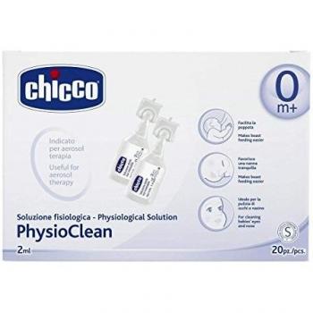 Chicco PhysioClean - Pack de 20 sueros fisiológicos, 2ml
