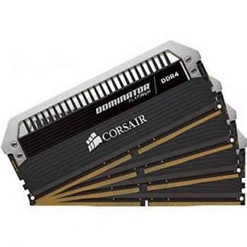 CORSAIR 16GB (4 x 4GB) Dominator Platinum DDR4 PC4-27700 3466MHz 288-Pin Desktop Memory Model CMD16GX4M4B3466C18