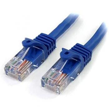Cable de Red Ethernet Cat5e RJ45 Snagless Azul 5m