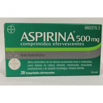 Aspirina C 400-240 Mg 20 Comprimidos Efervescentes