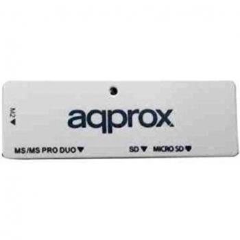 Approx APPCR01W - Lector de Tarjetas, Color Blanco