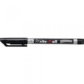 Marcador Permanente STABILO Write-4-All, Punta Fina 0.7 mm, Color Negro