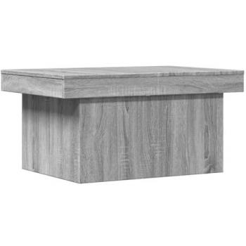 Mesa de centro madera de ingeniería gris Sonoma 80x55x40 cm, mesa auxiliar, mesa de salón, mesa decorativa, mesita de sofá