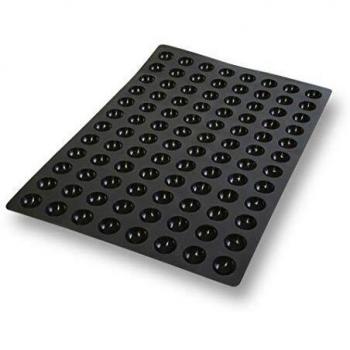 Lacor - 66762 - Molde Semiesferico 96 Cavidades de Silicona- Gris