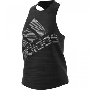 adidas Bos Logo Tank Camiseta sin Mangas, Mujer, Black, XS