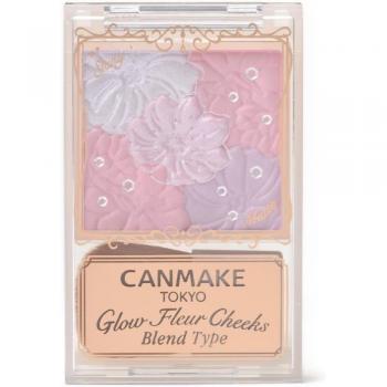 Canmake Glow Fleur Cheeks B03 Lavender Dream Sheer Matte Blush and Highlight