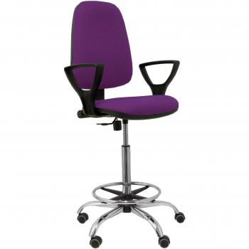Taburete Sierra CP Bali Morado con Reposabrazos Fijos