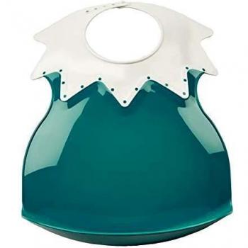 Biberón Arlequín Thermobaby - Verde Esmeralda, con recogedor y diseño atractivo