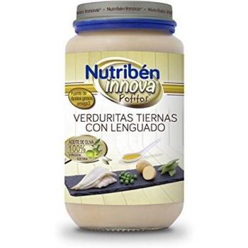 Nutribén Potitos Innova Verduritas Tiernas con Lenguado, Desde Los 8 Meses, 250g