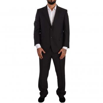Doico Tagliente Dark Gray Single Breasted Formal Suit - M