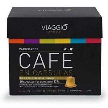 360 CÁPSULAS DE CAFÉ GOURMET COMPATIBLE CON MAQUINAS NESPRESSO - VIAGGIO ESPRESSO 00.SURTIDO