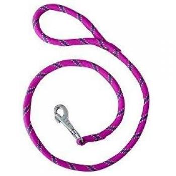 Correa Redondeada de Nailon Rosa para Perro Zolux 3 M