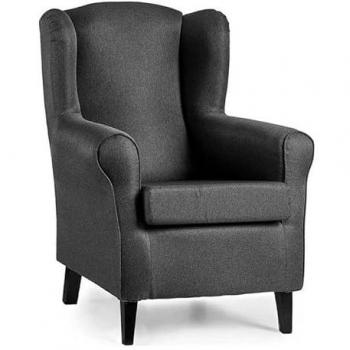 Sillón Sade Poliéster Gris Oscuro 65 x 101 x 75 cm - Gift Decor