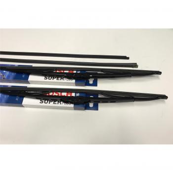 23 + 23 Bosch Front Windscreen Wiper Blades + 2 Quality Standard Refils
