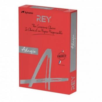 Paquete 500 hojas papel A3 80gr. rojo intenso Adagio